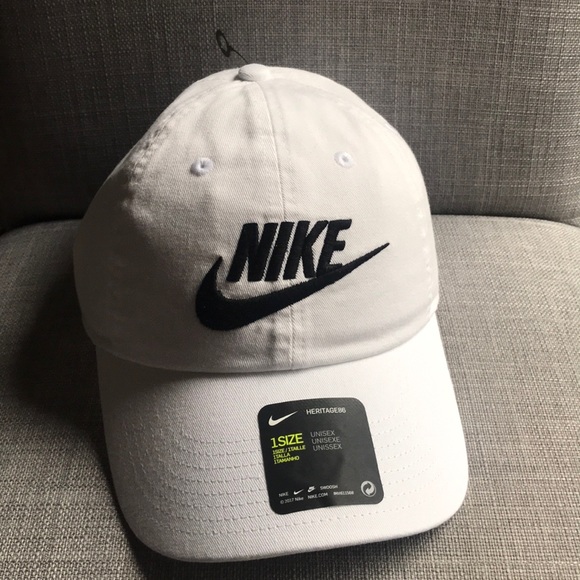 NIKE SPORTSWEAR HERITAGE 86 DAD HAT WHITE - Picture 2 of 3